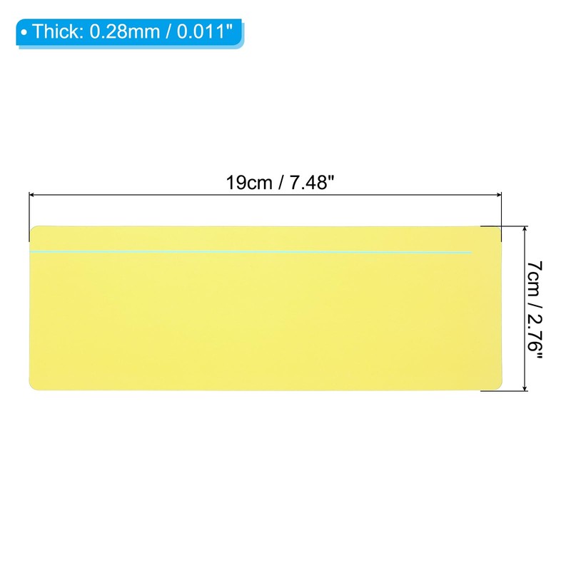 PATIKIL Guided Reading Strips, 10pcs Tracking Highlight Colored Overlay Bookmark