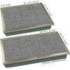 Taupe Grey LAP TRAY: Bean Bag Cushioned Laptop Desk, Padded