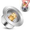 Kitchen Sink and Sink Drain Plug Sink Strainer Insert Drain