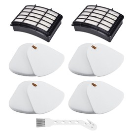 JYAILIFES CU510 CU512 Filter Replacement for Shark CU510 CU512 Stratos Ultralight Corded Stick Vacuum 2 Filters+4 Foam Felt Filters