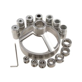 Drill Guide Jig for Vertical Hole Drilling, Woodworking Hole Puncher Kit Stainless Steel Hole Jig Positioner Straight Angle Guide Doweling Jig Tool