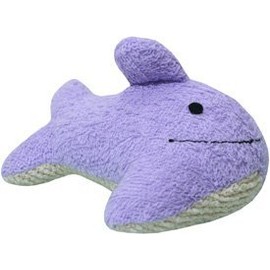 Plantlife Soft Whale Bath Scrubby - Hand Made Natural Ramie Scrubby Safe for Kids to Use - Naturally Dyed Ramie for Shower - Kid Tested with No Removable Parts