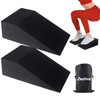 2 Pack Squat Wedge Blocks for Heel Elevated Squat, Weightlifting