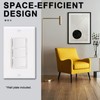 Baomain Triple Rocker Light Switch with Wall Plate, 15A 120V