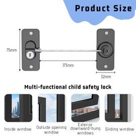 1 Piece Fridge Lock, Child Safety Lock, Cupboard Safety Lock, Child Safety Lock for Pets