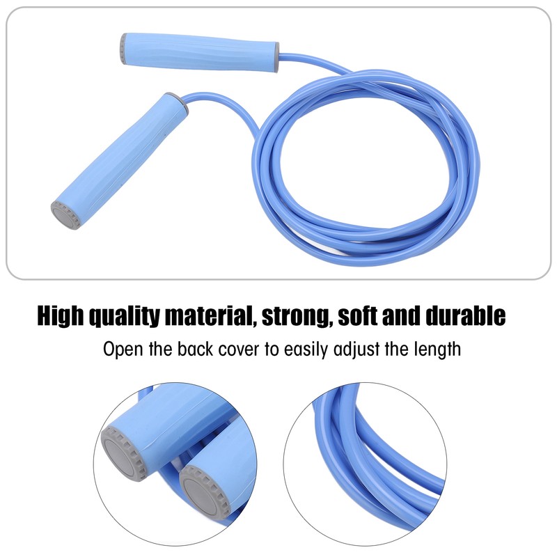 Sports Skipping Ropes Silicone Weighted Adjustable Jumping Ropes for Fitness