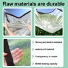 Clear Tarp - Heavy Duty Waterproof 8x10ft Clear Plastic Tarp
