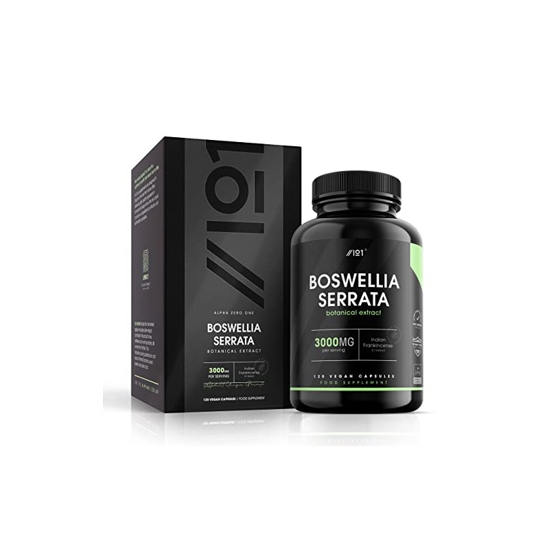 Boswellia Serrata Extract 3000mg - Raw Indian Frankincense - No