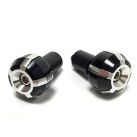 nakira 429 Grip Bar End for Motorcycles (Silver)