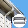 2" x 3" Rain Gutter Downspout Drop Outlet Aluminum K