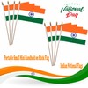 NJ & NJBW 20 Pack Small Mini India Flag on