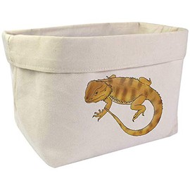Large 'Bearded Dragon' Canvas Organiser/Storage Bag (OR00015155)