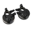 2Pcs RC Steering Knuckles Black Coated Brass Front Steering Knuckles