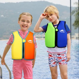 Vine - Chaleco de natación para niños pequeños Que aprenden a Nadar, Chaleco de Entrenamiento para niños y niñas (2-3 años)