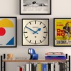 NEWGATE® Number Five Wall Clock | Square Retro Inspired Modern