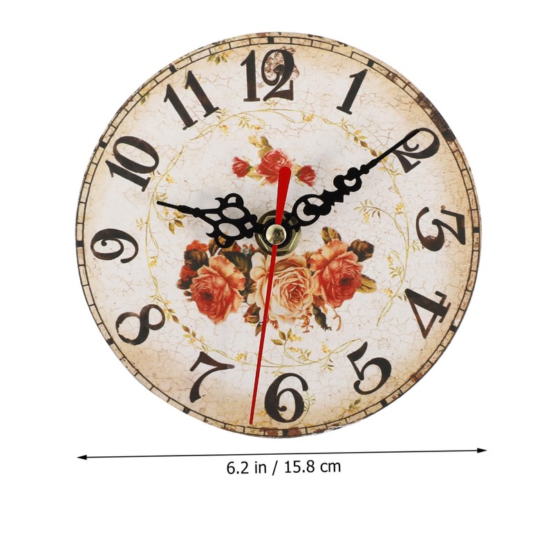 Levemolo Boho Wall Clock Silent Desk Clock Artwork Accessory Perfect