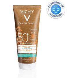 🌞 Vichy Capital Soleil Eco-Solar FPS 50+ – Protección Total, Respeto Total 🌊🌎Protector total 🌊 🌎 Protector solar para rostro y cuerpo con FPS 50+ de alta eficacia y fórmula eco-consciente ♻️.