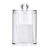 Acrylic Cotton Pad Holder Swabs Box, Swabs Dispenser Durable Cotton