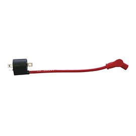 POSH Racing Ignition Coil Black + Speed Pro Twin Cord Red 93~'98SR400 '93~'99SR500 841011-04