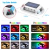 VOLISUN Solar Driveway Lights Dock Deck Lights 4 Pack,9 Colors