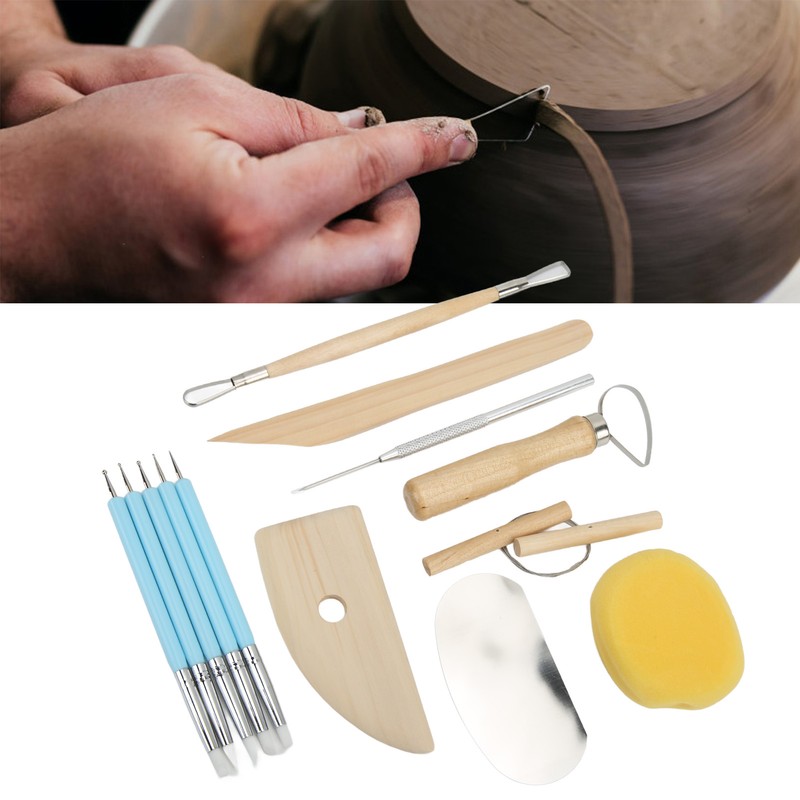 14 Pcs Clay Tools Portable Multipurpose DIY Crafts Pottery Shaping