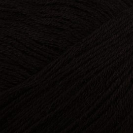 (4 Skeins, Black) - Baby Soft Bamboo Cotton Yarn - JubileeYarn - Black - 4 Skeins