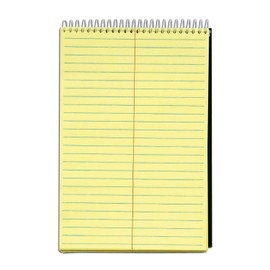 TOPS Docket Steno Book, 6-inch x 9-inch, Gregg Ruled, Canary, 100 Sheets/Pad (63851)