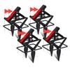 Garsum Mole Traps That Kill, EasySet Eliminator Black Scissor Traps,