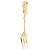 Takakuwa Metal Rose Cutlery, Hime Fork, Gold 005000
