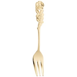 Takakuwa Metal Rose Cutlery, Hime Fork, Gold 005000