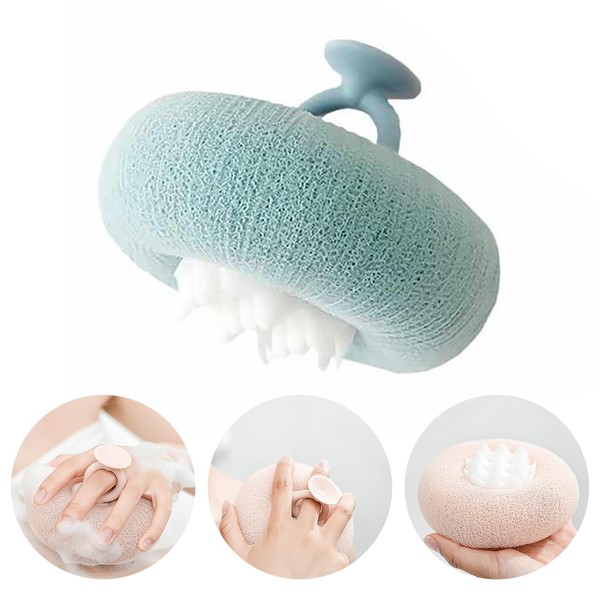 Newly Upgraded 2-in-1 Sunflower, Ultra Soft Sunflower Suction Bath Sponge,