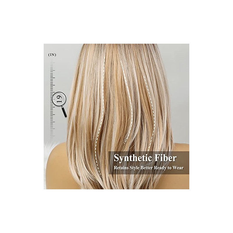 HAIRCUBE Pelucas En Capas Para Mujeres Peluca Sintética