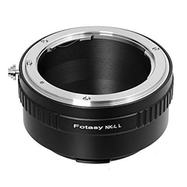 Fotasy NK F Mount Lens to L Mount Adapter, F Mount L Adapter, F Leica SL Adapter, F L Mount Adapter, Compatible with Panasonic S1 S1H S1R S4 S5 Leica SL SL2 TL2 TL Leica T Sigma fp fp L