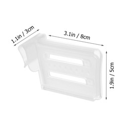 iplusmile 12Pcs Fridge Clip Partition for Refrigerator Side Door Divider for Kitchen Organization Space Saving Food Storage