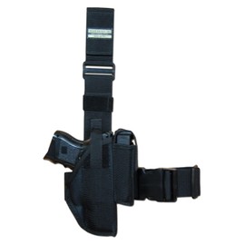 Barsony Tactical Leg Holster w/Single Mag Pouch for Taurus GX4 Right