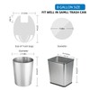8 Gallon White-Trash-Bags Unscented Tall Kitchen - Large Plastic Garbage