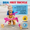 Tricycle for Toddlers 1-3 Years Old – Foldable Tricycle for
