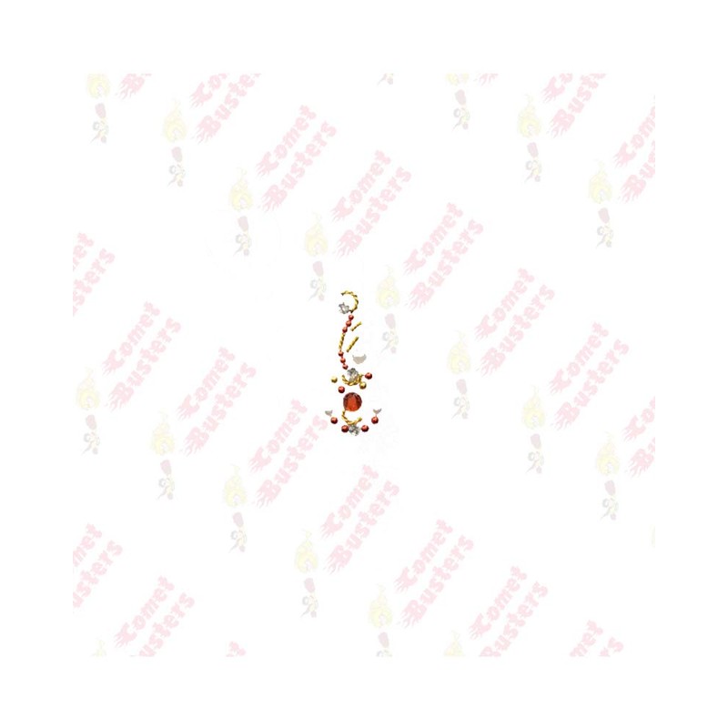 Comet Busters Multicolor Partywear Long Bindi