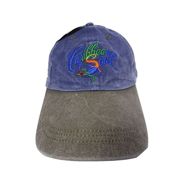AES Caribbean Soul Puerto Rico Washed Worn Distressed Embroidered Cap Hat