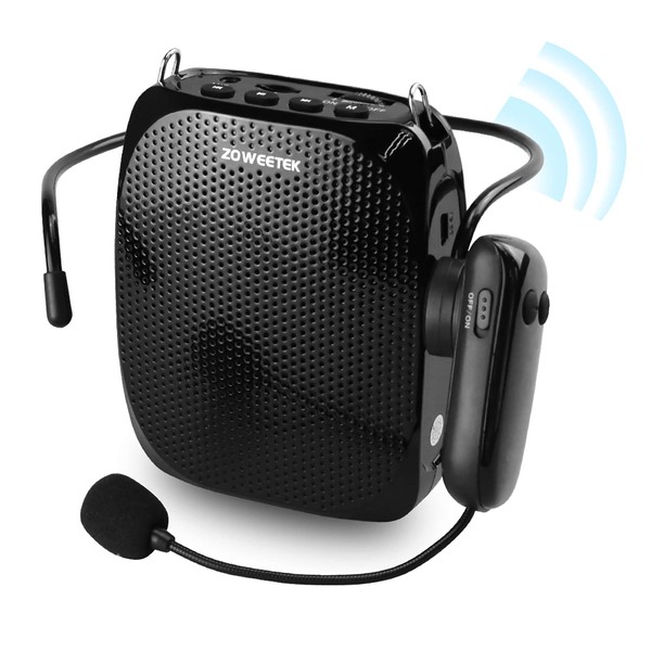 ZOWEETEK Original Voice Amplifier for Teachers with 2 Microphones, Wireless