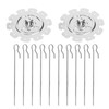Stainless Steel Roaster Electric Oven Barbecue Skewers Needle Cage Set