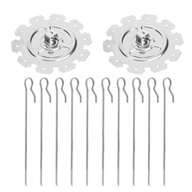 Stainless Steel Roaster Electric Oven Barbecue Skewers Needle Cage Set BBQ Grill Accessory