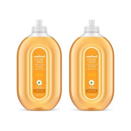 method Squirt + Mop Hard Floor Cleaner, ginger yuzu, 25 ounce, 2 pack, Packaging May Vary