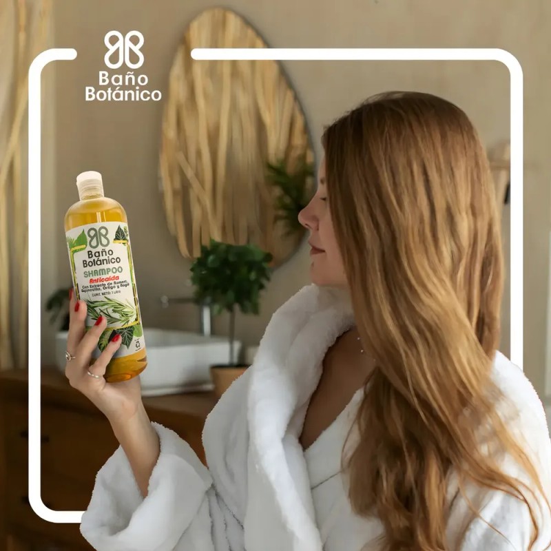 Shampoo Baño Botanico Extracto De Romero (anticaida) 1 Lt