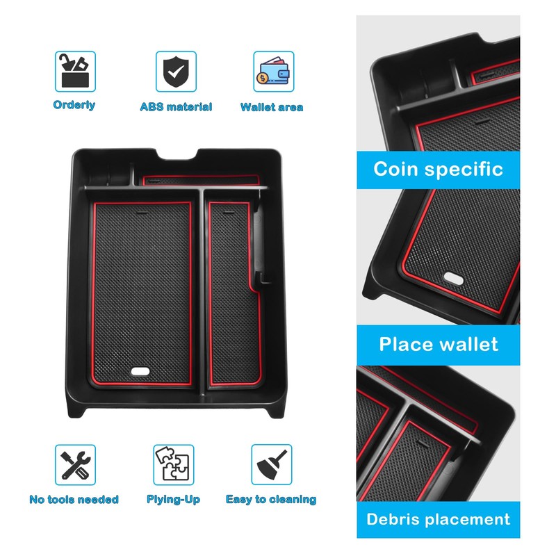 EDBETOS Center Console Organizer Compatible with 2023 2024 2025 Honda