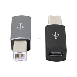 NFHK 2pcs USB-C Type C to Midi Adapter Converter Lectronic Musical Instrument for Midi Keyboard Phone Tablet