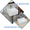 Small Bathroom Sink Wall Mount Bathroom Sink Wash basin, bathroom