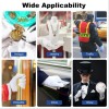 HIT 3 Pairs White Cotton Gloves For Dry Hands Sleeping