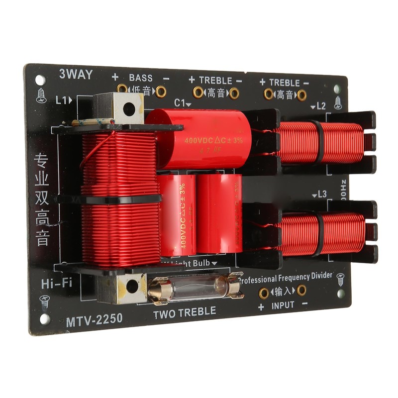 400W Speaker Frequency Splitter, 3 Way 2 Unit HiFi Audio