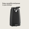 bella Electric Can Opener and Knife Sharpener, Removable Cutting Lever,